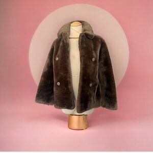 Vintage Spiegel Faux fur jacket in Brown